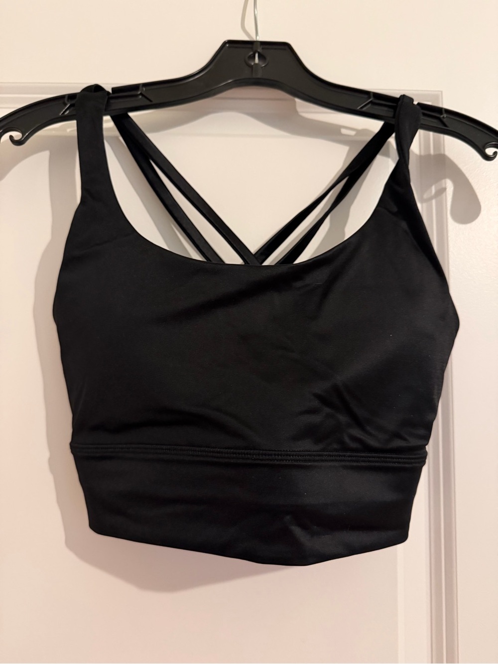Lululemon energy long line shiny sports bra
